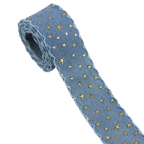 Stilvolles Retro-Denim-Band zur Verschönerung von Mode und Taschendekoration, 91 cm Rolle Stoff Handwerk Stilvolles Retro-Denim-Band zur Verschönerung von Mode und Taschendekoration, 91 cm Rolle Stoff Handwerk von HIOPOIUYT