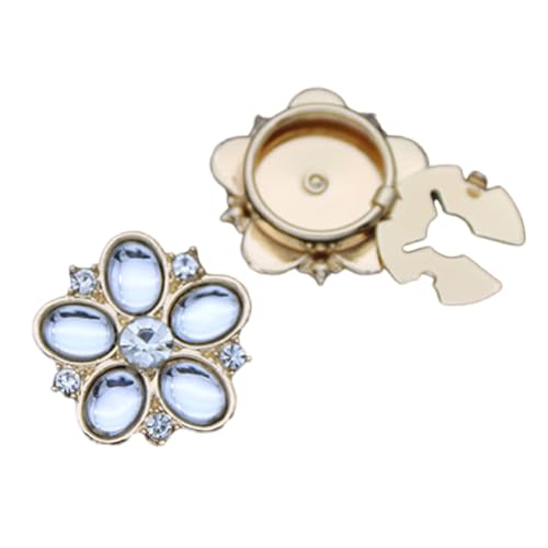Strass-Blumenknopf-Abdeckungen, Hemd-Zubehör, ergonomisches Design, dekorativer Knopf mit sicherem Verschluss für formelle Veranstaltungen, Hemd-Accessoires Strass-Blumenknopf-Abdeckungen, Hemd-Zubehör, ergonomisches Design, dekorativer Knopf mit sicherem Verschluss für formelle Veranstaltungen, Hemd-Accessoires von HIOPOIUYT