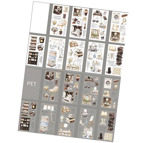 Szenenaufkleber Ästhetic Scrapbooking Dekoration Für Scrapbooking Journal Water Flaschen Laptop Telefonhülle Dekorative Aufkleber Für Tagebücher Und Planer von HIOPOIUYT