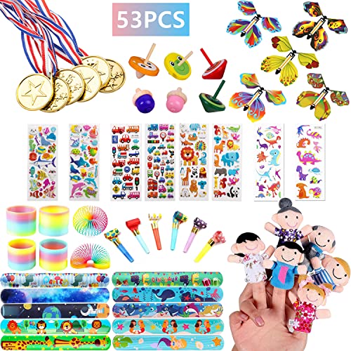 HIQE-FL 53 Stück Mitgebsel Kleinspielzeug Set,Party Favor Spielzeug,Party Gefälligkeiten für Kinder,Kindergeburtstag Mitgebsel,Kindergeburtstag Mitgebsel Set,Pinata Füllstoffe von HIQE-FL