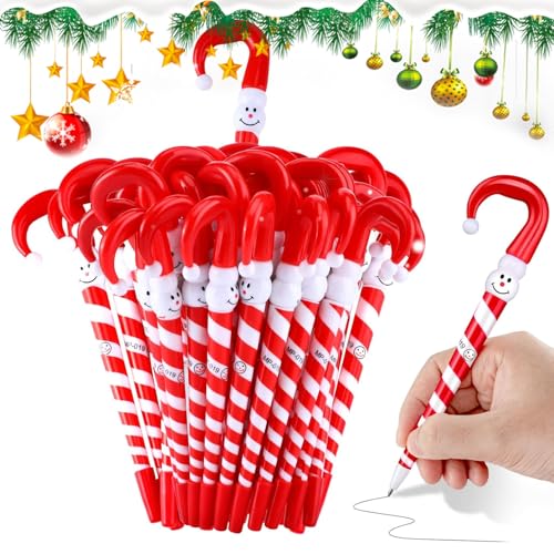 HIQE-FL Weihnachtsstifte,50 Stück Weihnachten Kugelschreiber,Weihnachts Kugelschreiber,Zuckerstangen Stifte,Druckkugelschreiber,Kugelschreiber Weihnachten,für Studenten Kinder Weihnachten Party HIQE-FL Weihnachtsstifte,50 Stück Weihnachten Kugelschreiber,Weihnachts Kugelschreiber,Zuckerstangen Stifte,Druckkugelschreiber,Kugelschreiber Weihnachten,für Studenten Kinder Weihnachten Party von HIQE-FL