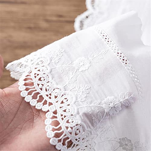 5 Yards HIQIU Vintage Stickerei Blume Baumwolle Spitzenborte Spitzenbesatz Band 5.51 Zoll Breit Für DIY Hochzeit Stoff Nähen Handwerk Verlängerung Heimdekoration 5 Yards HIQIU Vintage Stickerei Blume Baumwolle Spitzenborte Spitzenbesatz Band 5.51 Zoll Breit Für DIY Hochzeit Stoff Nähen Handwerk Verlängerung Heimdekoration von HIQIU