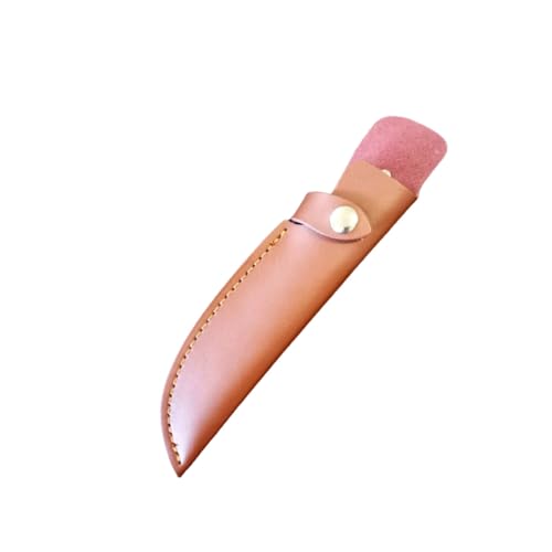 HIQIU Leather Fixed Blade Messerscheide Leder Scheiden für Jagdmesser Messerholster Universal Messer Taschen Knife Sheath (Größe: M) von HIQIU