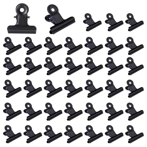 40 Stück Kleine Bulldogge Büroklammern, 22mm Multi-function Binder Clip for Klammern,Mini Metall klammern Briefklemmer für Tags Taschen, Fotos,Zeichnungen, Kunsthandwerk, Büro, Küche (Schwarz, 22mm) 40 Stück Kleine Bulldogge Büroklammern, 22mm Multi-function Binder Clip for Klammern,Mini Metall klammern Briefklemmer für Tags Taschen, Fotos,Zeichnungen, Kunsthandwerk, Büro, Küche (Schwarz, 22mm) von HIQU and HIST