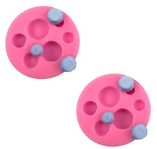 HIRAIDAI Kuchen Fondant Mold 2 Stück DIY Macaron Fondant Silikonform Schokolade Dessert Kuchen Dekoration von HIRAIDAI
