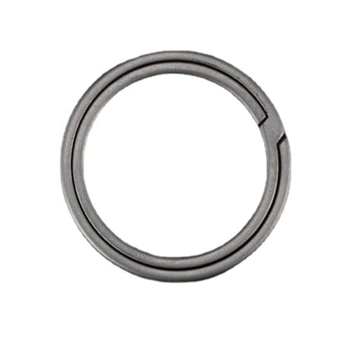 HISYI Schlüsselanhänger, leicht, Titanlegierung, geteilte Biegeringe, tragbarer Karabiner, Schlüsselanhänger, Ringe, stilvolles Schlüsselzubehör, Größe: ca. 30/25/20/16 mm HISYI Schlüsselanhänger, leicht, Titanlegierung, geteilte Biegeringe, tragbarer Karabiner, Schlüsselanhänger, Ringe, stilvolles Schlüsselzubehör, Größe: ca. 30/25/20/16 mm von HISYI
