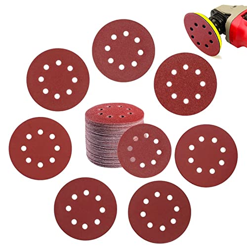 HIUOUIH 100 stück Exzenterschleifer Schleifpapier Klett 125mm 8 Loch Schleifscheiben Rund P60 80 120 180 240 320 400 Schleifpapierscheiben für Holz Metall und Farbe HIUOUIH 100 stück Exzenterschleifer Schleifpapier Klett 125mm 8 Loch Schleifscheiben Rund P60 80 120 180 240 320 400 Schleifpapierscheiben für Holz Metall und Farbe von HIUOUIH