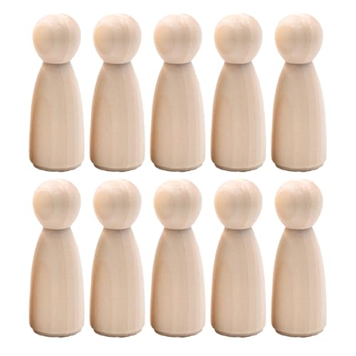 10 Stück Holzfiguren,Spielfiguren Holz,Holzfiguren Zum DIY Bemalen Und Basteln,Holzkegel,Handwerk,Bunte,Perfekt Zur Hochzeit Oder Geburtstagsdeko,Individuell Gestalten für Eine Personalisierte Deko. 10 Stück Holzfiguren,Spielfiguren Holz,Holzfiguren Zum DIY Bemalen Und Basteln,Holzkegel,Handwerk,Bunte,Perfekt Zur Hochzeit Oder Geburtstagsdeko,Individuell Gestalten für Eine Personalisierte Deko. von HJDJBD