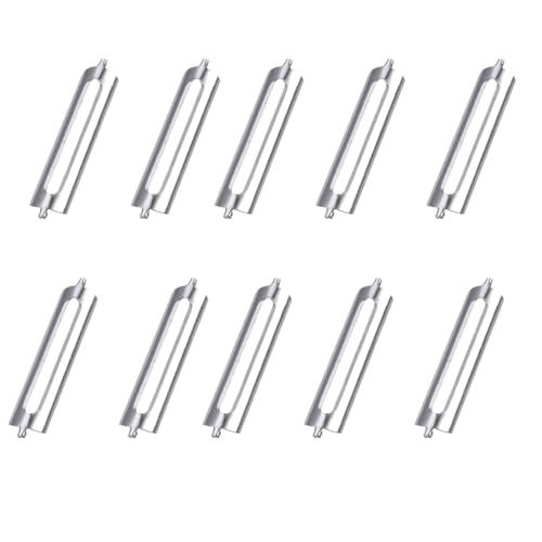 10 Stück Sparschäler,fürTupperware,Ersatzteile,Ersatzklingen,Schälmesser,Blade,Sharp,Spargelschäler,Krabbenschäler Messerklingen,Orangenschäler,Gemüseschäler,Kartoffelschäler,Würzling,Teigschaber von HJDJBD