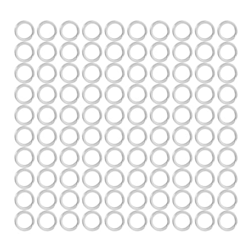 100 Stück Schlüsselring Klein,Schlüsselringe,Edelstahl,Biegeringe,Keyring,Schmuck Kleine Ringe,Silberner,Einfacher,Spaltringe Silber Sprungring,Biegeringe für Halsketten,Armbänder,DIY Ornamente 100 Stück Schlüsselring Klein,Schlüsselringe,Edelstahl,Biegeringe,Keyring,Schmuck Kleine Ringe,Silberner,Einfacher,Spaltringe Silber Sprungring,Biegeringe für Halsketten,Armbänder,DIY Ornamente von HJDJBD