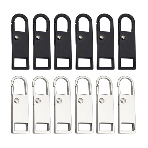 12 Stück Reißverschluss Zipper,reisverschluss-zipper ersatz,reisverschluss,Ersatzteile,Reparatur Metall Pull,Abnehmbares,Reißverschlussanhänger Ersatzzipper,für Geldbörse,Kleider,Jeans,Koffer,Gepäck 12 Stück Reißverschluss Zipper,reisverschluss-zipper ersatz,reisverschluss,Ersatzteile,Reparatur Metall Pull,Abnehmbares,Reißverschlussanhänger Ersatzzipper,für Geldbörse,Kleider,Jeans,Koffer,Gepäck von HJDJBD