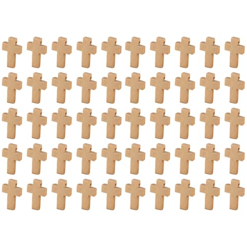 50 Stück Holzkreuz,Kleine Holzkreuze Anhänger,Holzanhänger Zum Bemalen,für Die Herstellung Von Schmuck,Cross,Selbermachen Gestaltenmit,Halsketten,Schlüsselanhängern, DIY Zubehör,Geschenk,Basteln 50 Stück Holzkreuz,Kleine Holzkreuze Anhänger,Holzanhänger Zum Bemalen,für Die Herstellung Von Schmuck,Cross,Selbermachen Gestaltenmit,Halsketten,Schlüsselanhängern, DIY Zubehör,Geschenk,Basteln von HJDJBD