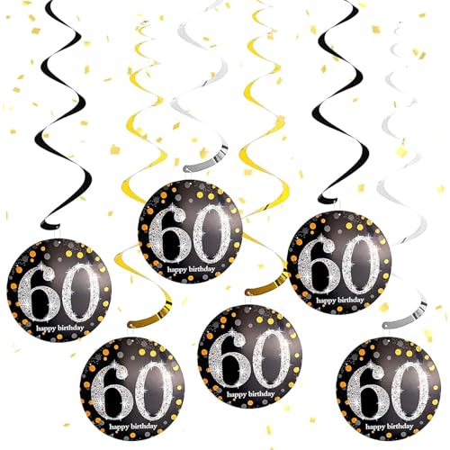 60. Geburtstag Deko Spiralen Set,60.Geburtstag Deko,Dekomann,Partydeko,Hängedeko Deckenhänger Spiral Girlande,Geburtstagsdeko,Decorations,Geschenke,für Hochzeit,Birthday,Jubiläum,Tischdekoration 60. Geburtstag Deko Spiralen Set,60.Geburtstag Deko,Dekomann,Partydeko,Hängedeko Deckenhänger Spiral Girlande,Geburtstagsdeko,Decorations,Geschenke,für Hochzeit,Birthday,Jubiläum,Tischdekoration von HJDJBD