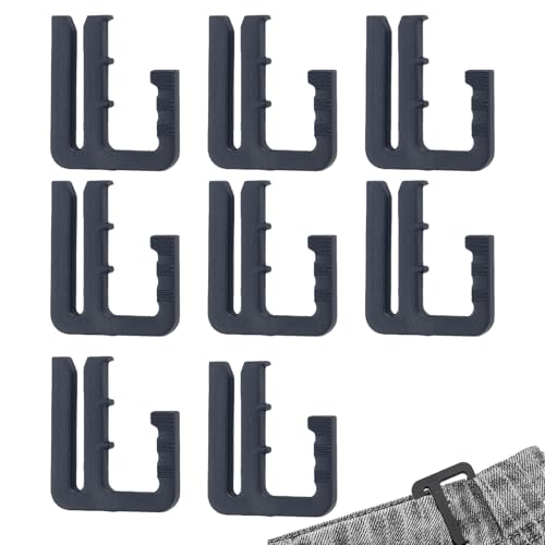 8 Stück Hosenbund Enger Machen Clip,Verstellbare Nagelfreie Taillenschnallen,Hosenverkleinerung,Abnehmbarer Jeansknopf Clips,Hosen Expander Button Hosenknopf,Adjustable Waist Tightener,Taillenspanner von HJDJBD
