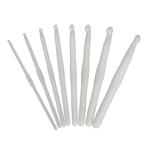 9 Stück Weiß Häkelnadel Set,Häkelnadeln Kit,Häkelset für Anfänger,Crochet Hook,Häkel Zubehör,Leicht Häkelnadelset,Acryl HäKelset,Häckel Crocheting,für Erfahrene Häkelliebhaber Und Anfänger(3mm-12mm) 9 Stück Weiß Häkelnadel Set,Häkelnadeln Kit,Häkelset für Anfänger,Crochet Hook,Häkel Zubehör,Leicht Häkelnadelset,Acryl HäKelset,Häckel Crocheting,für Erfahrene Häkelliebhaber Und Anfänger(3mm-12mm) von HJDJBD