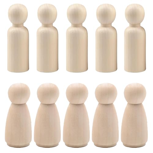 HJDJBD 10 Stück Holzfiguren Zum Bemalen,Figuren Zum Bemalen,Holz Spielfiguren Puppen Anmalen,Holz Junge Figuren,Holzkegel,Holzornamente,für Malen,DIY,Basteln,Dekoratio,Weihnachten,Geburtstag,Hochzeit HJDJBD 10 Stück Holzfiguren Zum Bemalen,Figuren Zum Bemalen,Holz Spielfiguren Puppen Anmalen,Holz Junge Figuren,Holzkegel,Holzornamente,für Malen,DIY,Basteln,Dekoratio,Weihnachten,Geburtstag,Hochzeit von HJDJBD