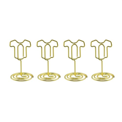 HJGarden Kreativer Stehender Nachrichtenhalter für Kleidung, T-Shirts, Kleidung, Memohalter, Metall, dekoratives Ornament, goldfarben, für Lesezeichen, Notizen, Büroklammern, Tischnummern und HJGarden Kreativer Stehender Nachrichtenhalter für Kleidung, T-Shirts, Kleidung, Memohalter, Metall, dekoratives Ornament, goldfarben, für Lesezeichen, Notizen, Büroklammern, Tischnummern und von HJGarden