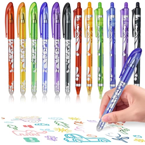 12 StüCk Radierbarer Kugelschreiber Zum Radieren, 0.5mm Gelstifte Radierbar, 6 Farben Radierbare Stifte Zum Wegradieren, NachfüLlbarer Radierstift, LöSchbare Stifte füR Schulsachen BüRobedarf Student 12 StüCk Radierbarer Kugelschreiber Zum Radieren, 0.5mm Gelstifte Radierbar, 6 Farben Radierbare Stifte Zum Wegradieren, NachfüLlbarer Radierstift, LöSchbare Stifte füR Schulsachen BüRobedarf Student von HJJMN