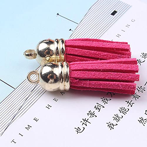 60 Stück / Tasche 38mm Wildleder Leder Quaste für Schlüsselbund Handybänder Schmuck Sommer DIY Anhänger s Finding-China, KC Gold, Braun 60 Stück / Tasche 38mm Wildleder Leder Quaste für Schlüsselbund Handybänder Schmuck Sommer DIY Anhänger s Finding-China, KC Gold, Braun von HJKHJK