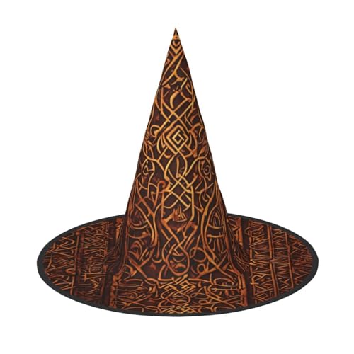 HJKTVDRQ Halloween-Hut mit Indianer-Druck, Hexenhüte, Zaubererhüte für Halloween, Feste, Karneval, Cosplay HJKTVDRQ Halloween-Hut mit Indianer-Druck, Hexenhüte, Zaubererhüte für Halloween, Feste, Karneval, Cosplay von HJKTVDRQ