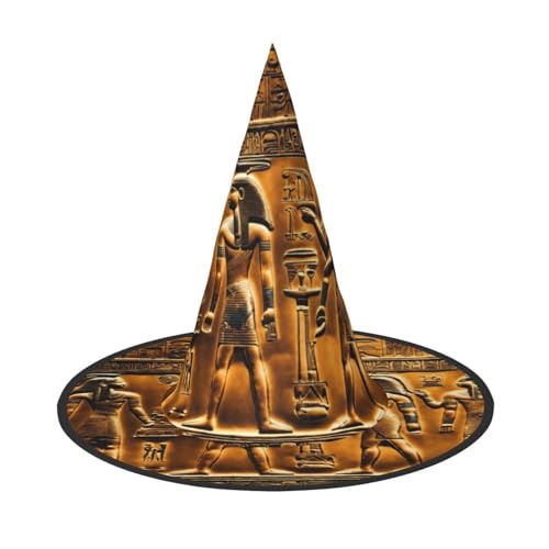 HJKTVDRQ Halloween-Hut mit Indianer-Druck, Hexenhüte, Zaubererhüte für Halloween, Feste, Karneval, Cosplay HJKTVDRQ Halloween-Hut mit Indianer-Druck, Hexenhüte, Zaubererhüte für Halloween, Feste, Karneval, Cosplay von HJKTVDRQ