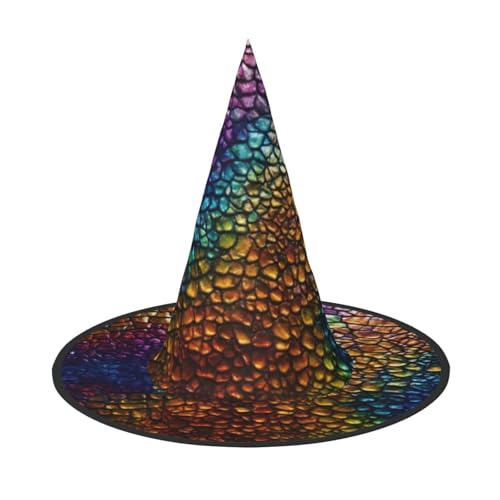 HJKTVDRQ Klassische Schlangenhaut Druck Halloween Hüte Halloween Hexe Hüte Zauberer Hüte Für Halloween Feste, Karneval Cosplay HJKTVDRQ Klassische Schlangenhaut Druck Halloween Hüte Halloween Hexe Hüte Zauberer Hüte Für Halloween Feste, Karneval Cosplay von HJKTVDRQ