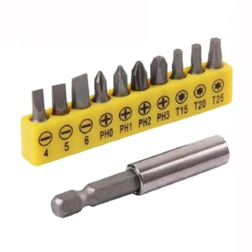 10 stücke Gummi Streifen Kreuz Schraubendreher Kopf Bit 60mm Umwandlung Verlängerung Stange Holzbearbeitung Power Tool Set 10 stücke Gummi Streifen Kreuz Schraubendreher Kopf Bit 60mm Umwandlung Verlängerung Stange Holzbearbeitung Power Tool Set von HJQFVASQ