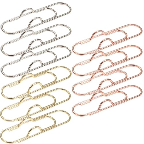 Metall-Stifthalter-Clips, tragbar, Büroklammern, Schulbedarf, 10 x gemischt Metall-Stifthalter-Clips, tragbar, Büroklammern, Schulbedarf, 10 x gemischt von HJQFVASQ