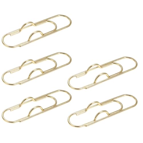 Metall-Stifthalter-Clips, tragbar, Büroklammern, Schulbedarf, 5 x goldfarben Metall-Stifthalter-Clips, tragbar, Büroklammern, Schulbedarf, 5 x goldfarben von HJQFVASQ