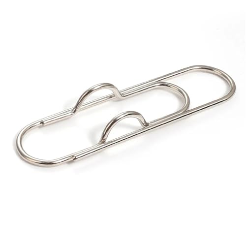 Metall-Stifthalter-Clips, tragbare Büroklammern, Büro-Schulbedarf (1 x Silber) von HJQFVASQ