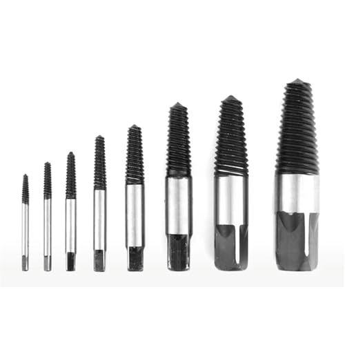 Schraubenausdreher, Metallbohrer-Set, beschädigte Schrauben, Entferner, Holzbearbeitungswerkzeuge, 1/5/6 Stück(Extractor Two Head 2 1pcs) von HJQFVASQ