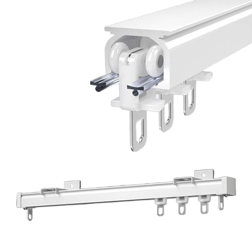 Deckenvorhangschiene, Schwerlast-Vorhang-Schienen-System, Aluminium-Legierung Deckenschiene Für Vorhänge, Krankenhaus-Deckenschiene Für Vorhänge, Bettvorhänge Raumtrennung ( Color : White , Size : 5m/ Deckenvorhangschiene, Schwerlast-Vorhang-Schienen-System, Aluminium-Legierung Deckenschiene Für Vorhänge, Krankenhaus-Deckenschiene Für Vorhänge, Bettvorhänge Raumtrennung ( Color : White , Size : 5m/ von HJXGQJM