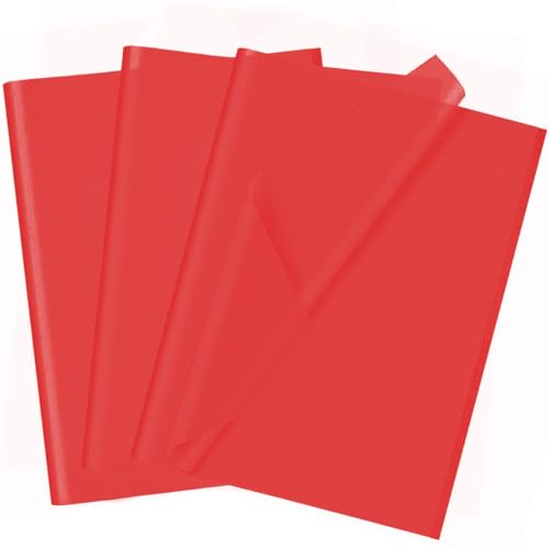 50 Blatt rotes Seidenpapier, 70 x 50 cm, Geschenkpapier zum Verpacken von Geschenken, für Weihnachten, Blumen, Kunsthandwerk, DIY, Geburtstag, Hochzeitsgeschenk, Dekoration 50 Blatt rotes Seidenpapier, 70 x 50 cm, Geschenkpapier zum Verpacken von Geschenken, für Weihnachten, Blumen, Kunsthandwerk, DIY, Geburtstag, Hochzeitsgeschenk, Dekoration von HJYODY