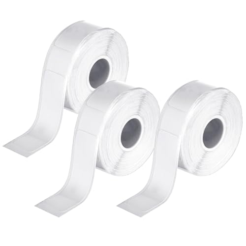HJZHII 480 Thermo Etiketten,12 X 40 mm Etikettenband,Etiketten Papier Endlos Etikettenband Wasserfeste Etiketten Geeignet Etikettenhersteller Band für Haus Büro Schule Zuhause 160 Etiketten/Rolle von HJZHII