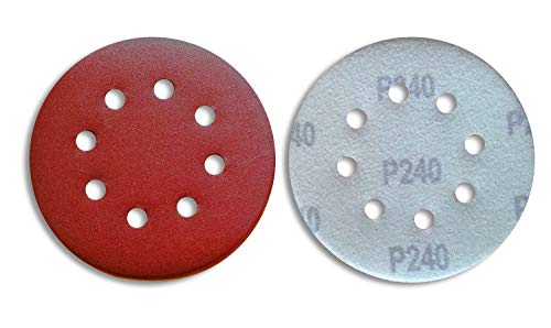 25 x HKB Schleifscheiben für Exzenter-Schleifgeräte, K240, ø=125mm, 8-Loch, Klett, Korund, Profi-Qualität für verschiedene Oberflächen, universell einsetzbar, Artikel-Nr. 20133 25 x HKB Schleifscheiben für Exzenter-Schleifgeräte, K240, ø=125mm, 8-Loch, Klett, Korund, Profi-Qualität für verschiedene Oberflächen, universell einsetzbar, Artikel-Nr. 20133 von HKB