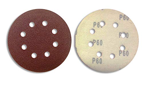 50 X HKB Schleifscheiben für Exzenter-Schleifgeräte, Korn 60, ø=125mm, 8-Loch, Klett, Korund, Profi-Qualität für verschiedene Oberflächen, universell einsetzbar, Artikel-Nr. 20128 50 X HKB Schleifscheiben für Exzenter-Schleifgeräte, Korn 60, ø=125mm, 8-Loch, Klett, Korund, Profi-Qualität für verschiedene Oberflächen, universell einsetzbar, Artikel-Nr. 20128 von HKB