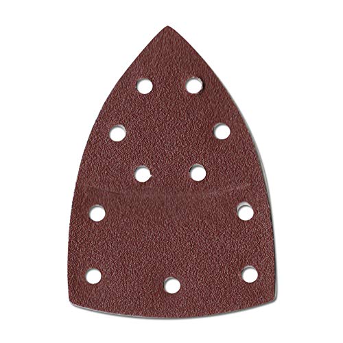 HKB ® 10 St. Klett-Schleifblätter 105x152 mm K40, Mouse disk für Bosch PSM 80 A, PSM 100 A, PSM 160 A, PSM 200 AGE, Prio, Ventaro, Skil Octo 7208, Artikel-Nr. 50269 von HKB