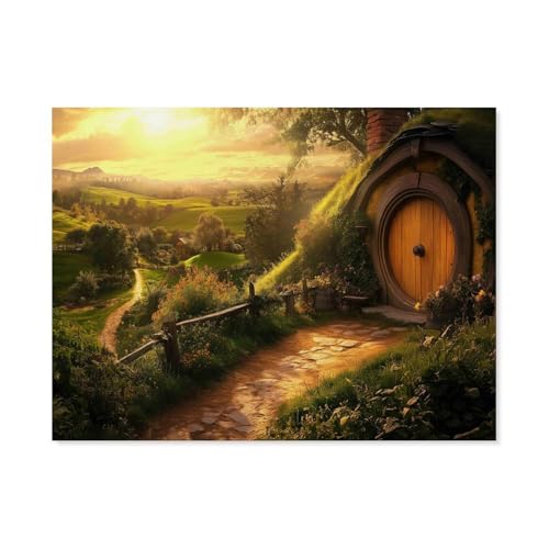 5D DIY Diamond Painting The Hobbit Paint with Round Full Drill Crystal Rhinestone Diamonds Gem Art for 23 40x50cm DF023 von HKFLD