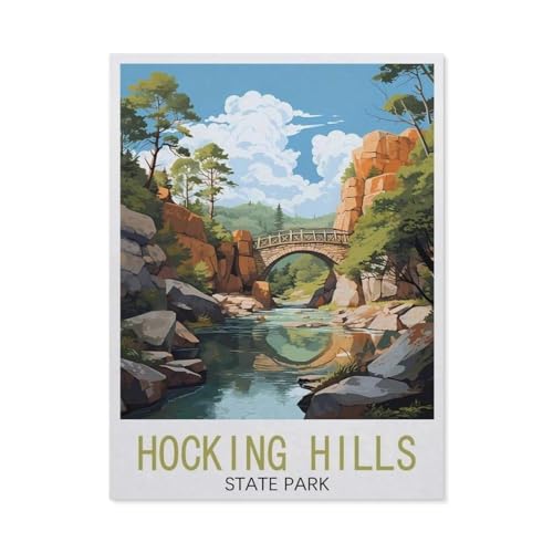 Diamond Painting,Hocking Hills State Park, Ohio, USA, Landschaft,DIY 5D Diamant Painting Bilder, Diamant malerei Kits Malen nh Zahlen Wohnzimmer Bilder für die Inneneinrichtung40x50CM Diamond Painting,Hocking Hills State Park, Ohio, USA, Landschaft,DIY 5D Diamant Painting Bilder, Diamant malerei Kits Malen nh Zahlen Wohnzimmer Bilder für die Inneneinrichtung40x50CM von HKFLD