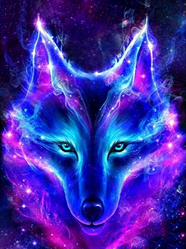 HKFLD Diamond Painting 5D Diamant Painting Wolf DIY Diamantmalerei Kit für Haushaltswanddekoration 30 * 40cm HKFLD Diamond Painting 5D Diamant Painting Wolf DIY Diamantmalerei Kit für Haushaltswanddekoration 30 * 40cm von HKFLD
