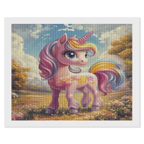HKFLD Diamond Painting Kits for Adults, Foal Diamond Art Kits for Adults 5D Anime Colorful Diamond Art Painting 60 * 80cm von HKFLD