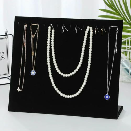 Schmuckständer für Halsketten, Anhänger, Samt, Halter für Armbänder, Ohrstecker, Ohrringe, Präsentationsständer Schmuckständer für Halsketten, Anhänger, Samt, Halter für Armbänder, Ohrstecker, Ohrringe, Präsentationsständer von HKGYTRBN