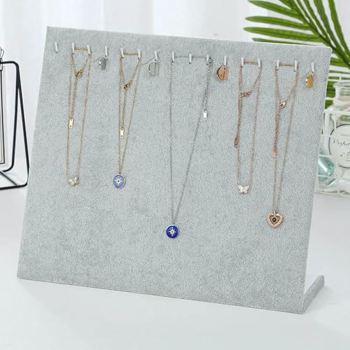 Schmuckständer für Halsketten, Anhänger, Samt, Halter für Armbänder, Ohrstecker, Ohrringe, Präsentationsständer Schmuckständer für Halsketten, Anhänger, Samt, Halter für Armbänder, Ohrstecker, Ohrringe, Präsentationsständer von HKGYTRBN