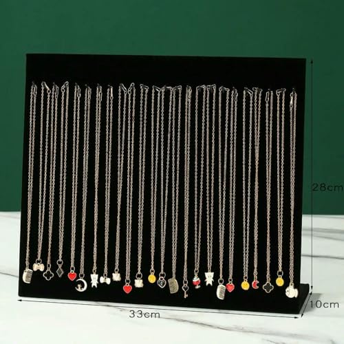 Schmuckständer für Halsketten, Anhänger, Samt, Halter für Armbänder, Ohrstecker, Ohrringe, Präsentationsständer Schmuckständer für Halsketten, Anhänger, Samt, Halter für Armbänder, Ohrstecker, Ohrringe, Präsentationsständer von HKGYTRBN