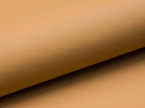 Veganes Lederersatz-Gewebe Meterware 140cm – Wasserdichtes PU-Kunstleder in Rindslederoptik – Polsterstoff für Sofa, Autositze & DIY | Einfach zu Nähen, Kratzfest(12#,400 * 140CM(4m)) von HKJGNH