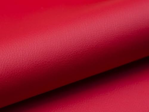 Veganes Lederersatz-Gewebe Meterware 140cm – Wasserdichtes PU-Kunstleder in Rindslederoptik – Polsterstoff für Sofa, Autositze & DIY | Einfach zu Nähen, Kratzfest(13#,400 * 140CM(4m)) von HKJGNH