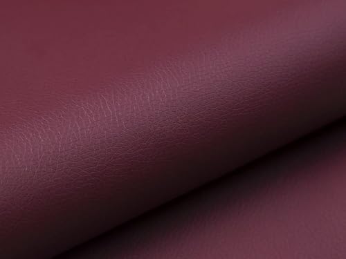 Veganes Lederersatz-Gewebe Meterware 140cm – Wasserdichtes PU-Kunstleder in Rindslederoptik – Polsterstoff für Sofa, Autositze & DIY | Einfach zu Nähen, Kratzfest(4#,400 * 140CM(4m)) von HKJGNH