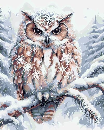 HKLIOPU Malen nach Zahlen Erwachsene, DIY Handgemalt Ölgemälde Kit,Paint by Numbers Adult Mit 3-Pinseln und Acrylfarbe knitterfreie leinwand Kit (YX4385-20) von HKLIOPU