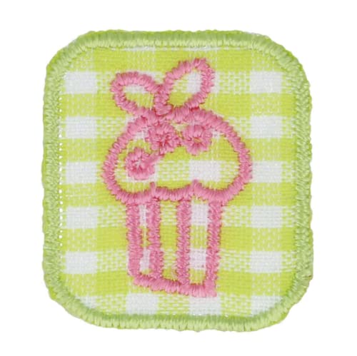 HKM Applikation Muffin Patches, 21 mm Länge x 24mm Stärken, Grün von HKM