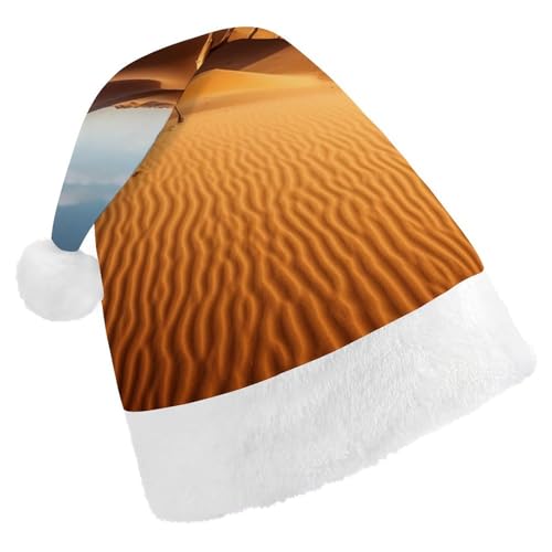 HKMNTGD Personalisierte Weihnachtsmannmütze, weicher Plüsch, individuelle Weihnachtsmannmütze, Sanddünen in der Sahara, bedruckt, Weihnachtsmützen für Erwachsene HKMNTGD Personalisierte Weihnachtsmannmütze, weicher Plüsch, individuelle Weihnachtsmannmütze, Sanddünen in der Sahara, bedruckt, Weihnachtsmützen für Erwachsene von HKMNTGD